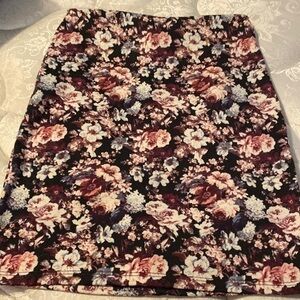 So Rad floral mini skirt